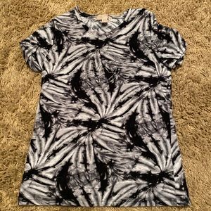 Micheal Michaels Kors tye died short sleeve top M